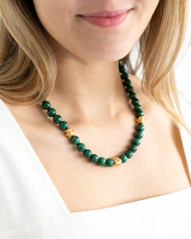 Malachite Bentley Stone Necklace