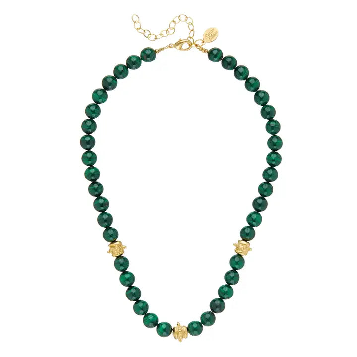 Malachite Bentley Stone Necklace