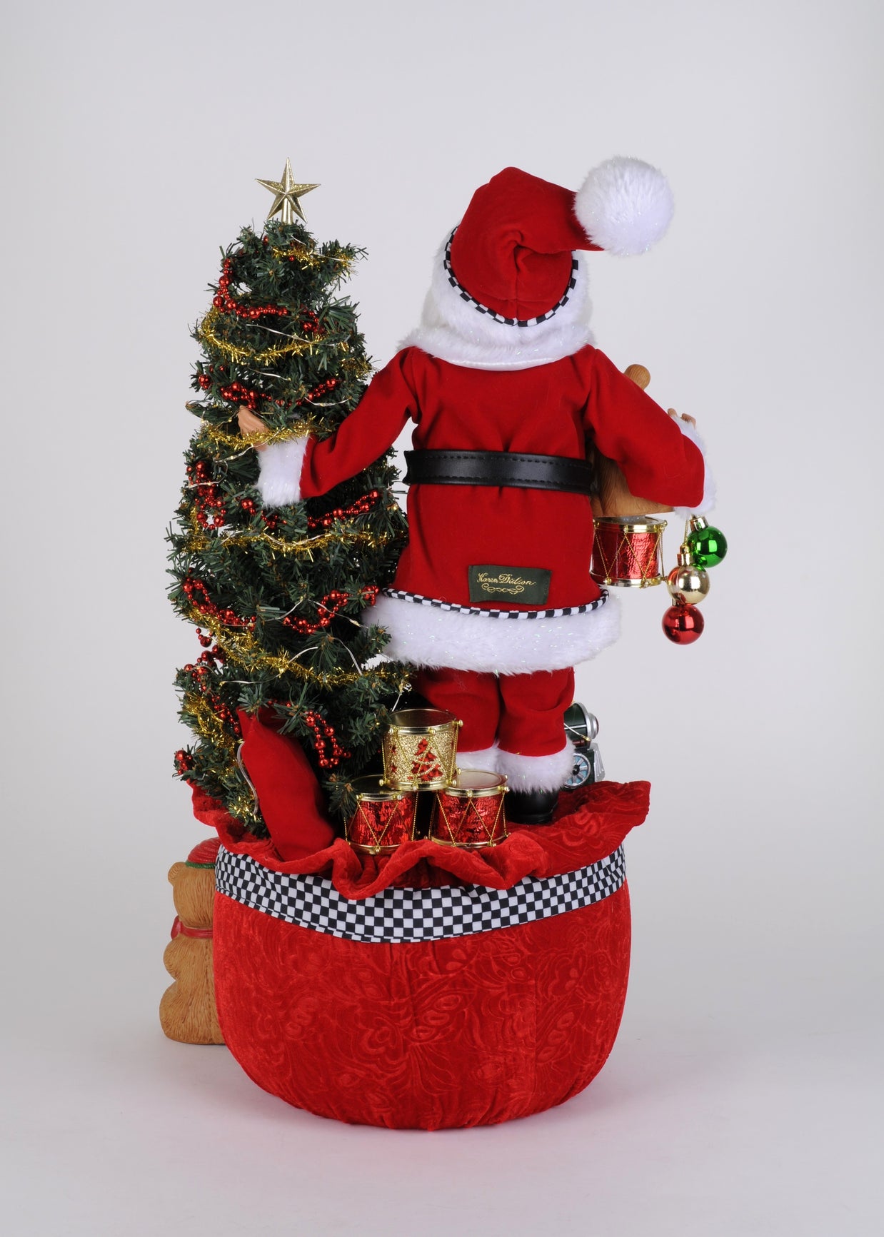 Lighted Merry Beary Christmas Santa