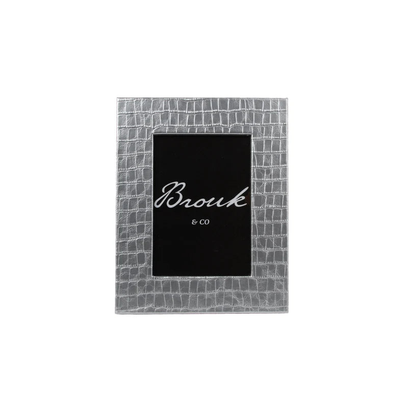 Croco Leather Frame