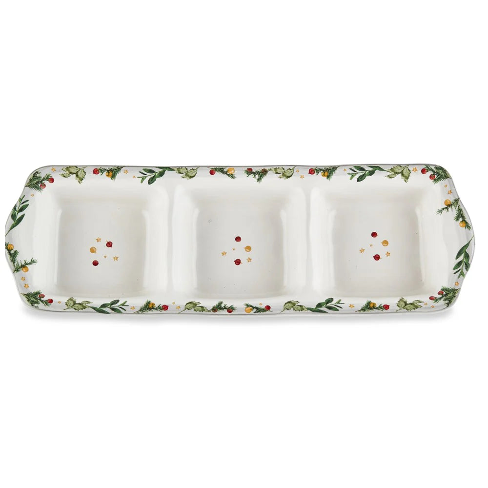 Estrela Three Part Divided Tray