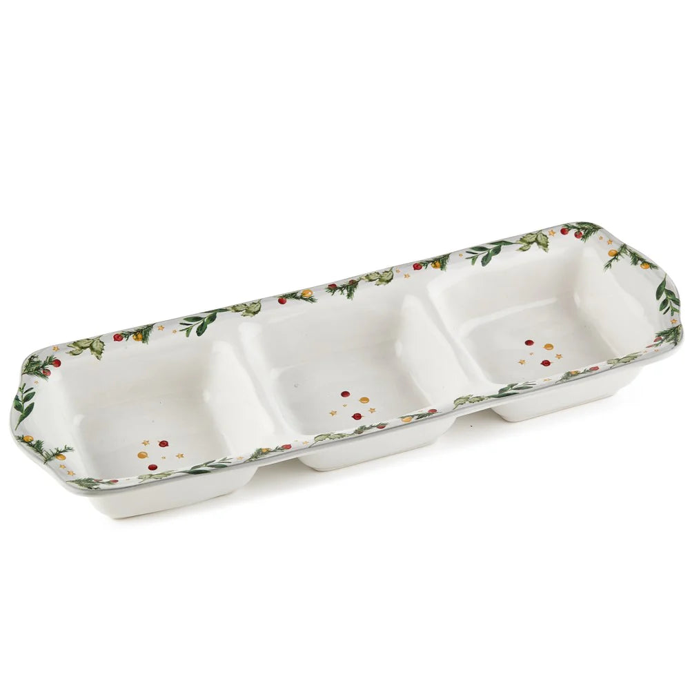 Estrela Three Part Divided Tray