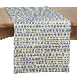 Woven Runner in Blue
