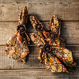 Willa Amber Napkin Set/4