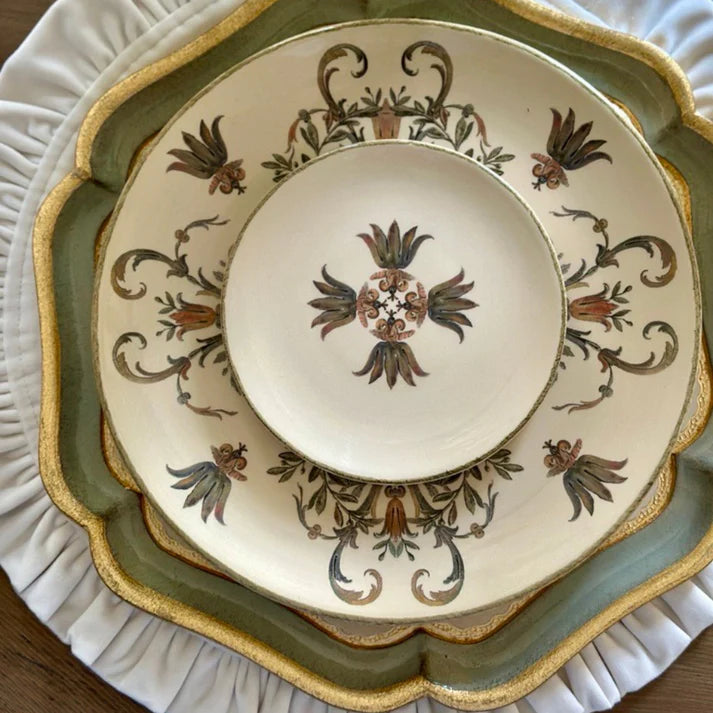 Florentino Baroque Wooden Charger/Tray