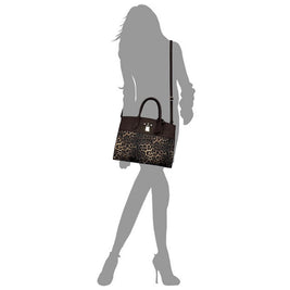 Dark Leopard Handbag with wallet