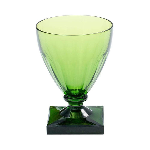 Acrylic Wine Goblet in Emerald Set/6