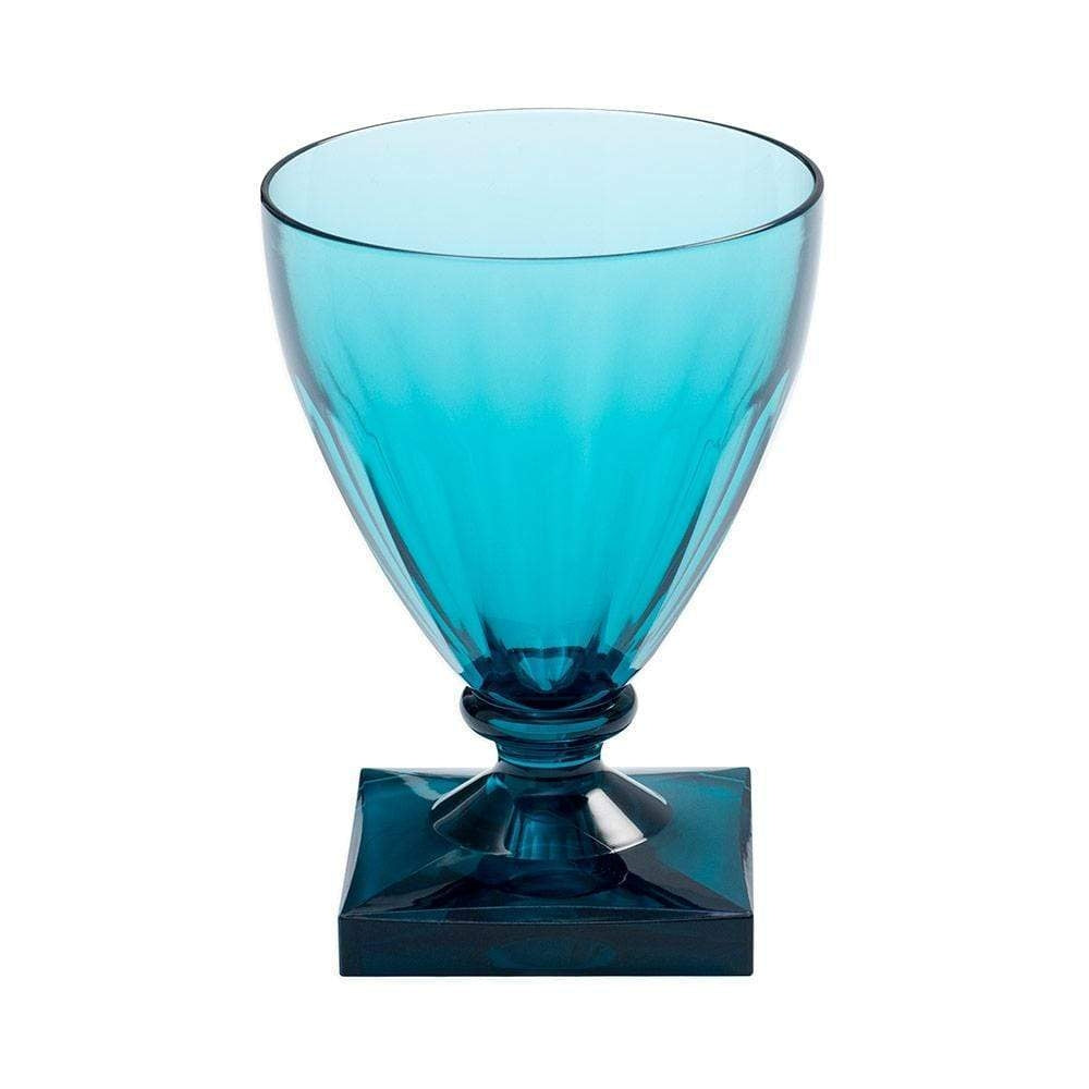 Acrylic Wine Goblet in Turquoise Set/6