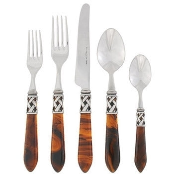 Aladdin Tortoiseshell Antique Five Piece Place Setting