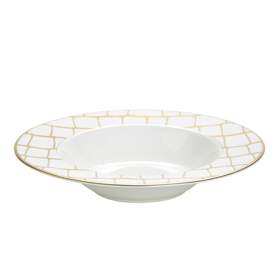 Alligator Soup Plate Gold