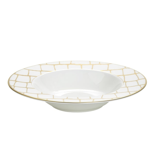 Alligator Soup Plate Gold