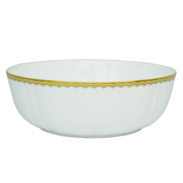 Antique Gold Serving Bowl