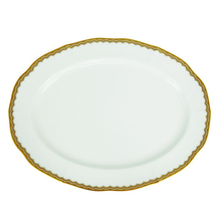 Antique Gold Medium Oval Platter