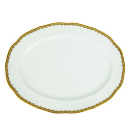 Antique Gold Medium Oval Platter