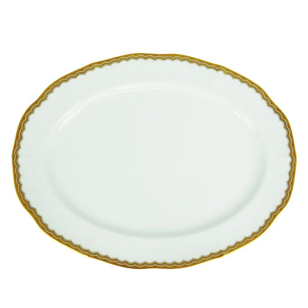 Antique Gold Medium Oval Platter
