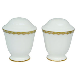 Antique Gold Salt and Pepper Set