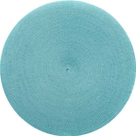 Round Placemat in Aqua Jade Set/4