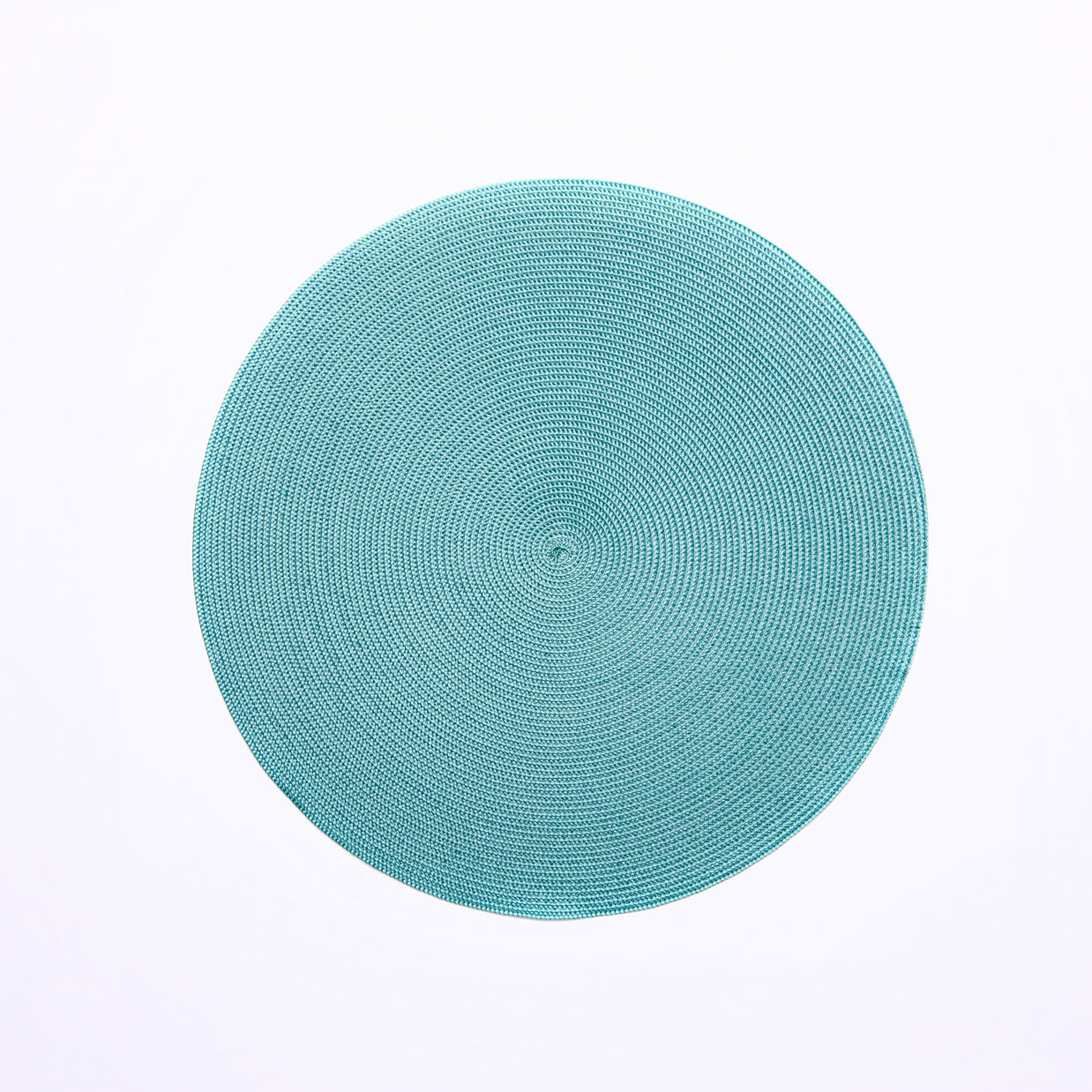 Round Placemat in Aqua Jade Set/4