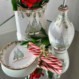 Natale Bread/Canape Plate