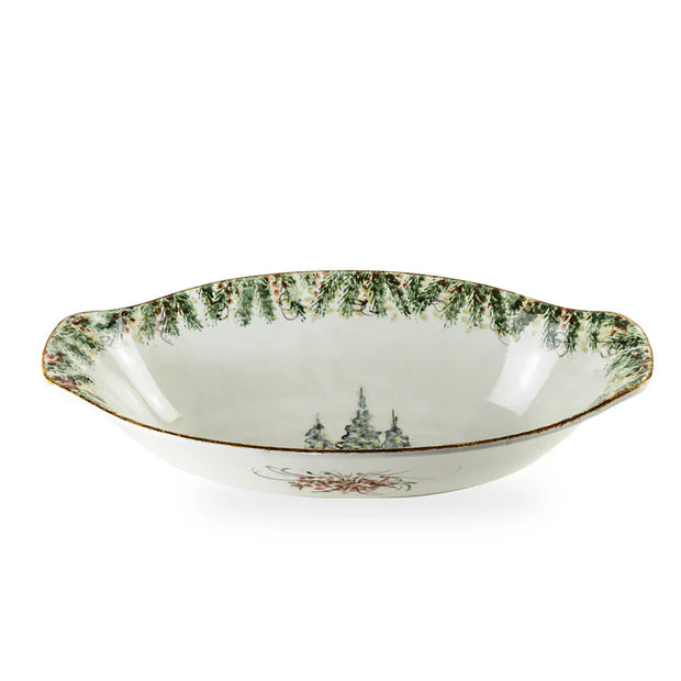 Natale Oval Serving Bowl