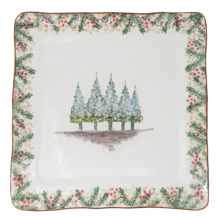 Natale Square Platter/Charger