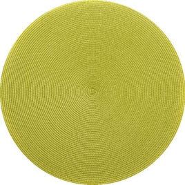 Round Placemat in Avocado Set/4