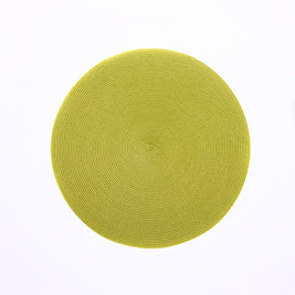 Round Placemat in Avocado Set/4
