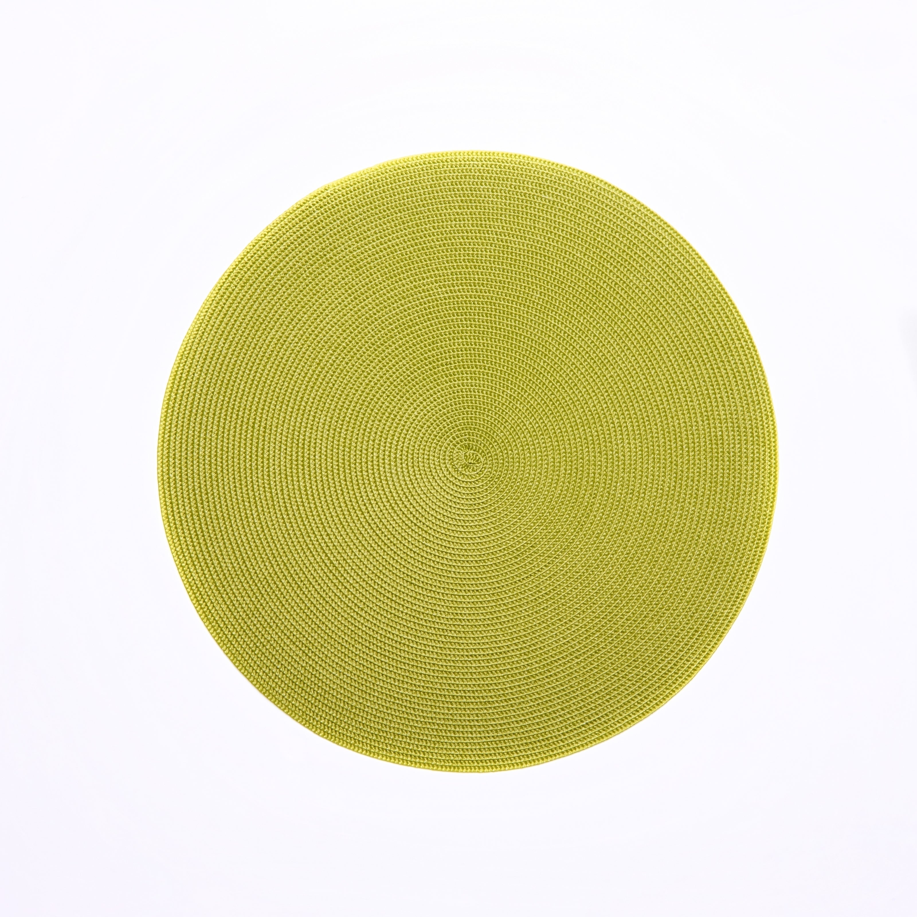 Round Placemat in Avocado Set/4