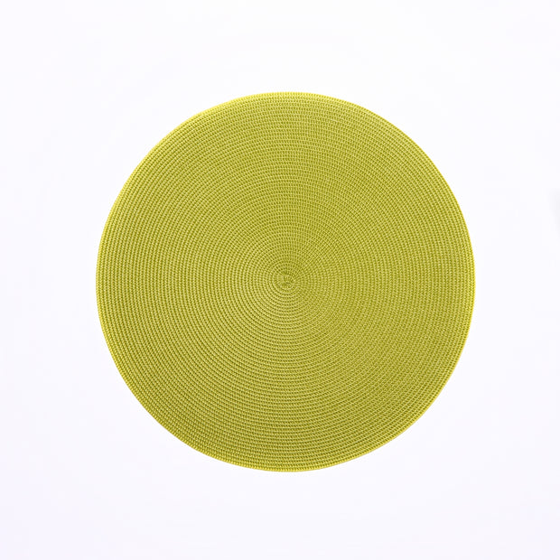 Round Placemat in Avocado Set/4
