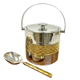 Truro Gold Ice Bucket and Scoop Set