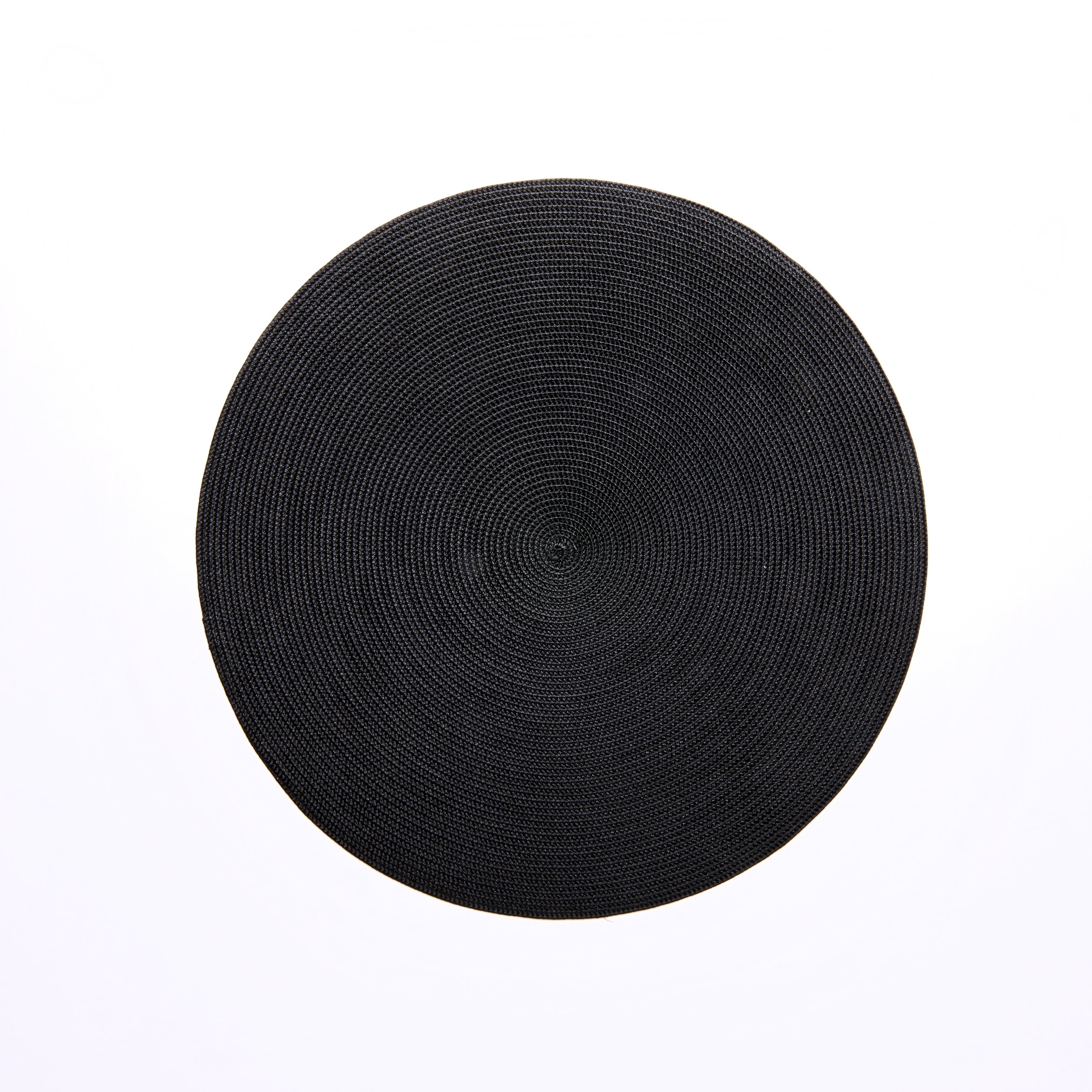 Round Placemat in Black Set/4