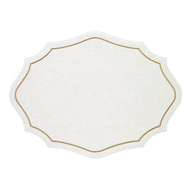 Byzantine White with Gold Placemat Set/4