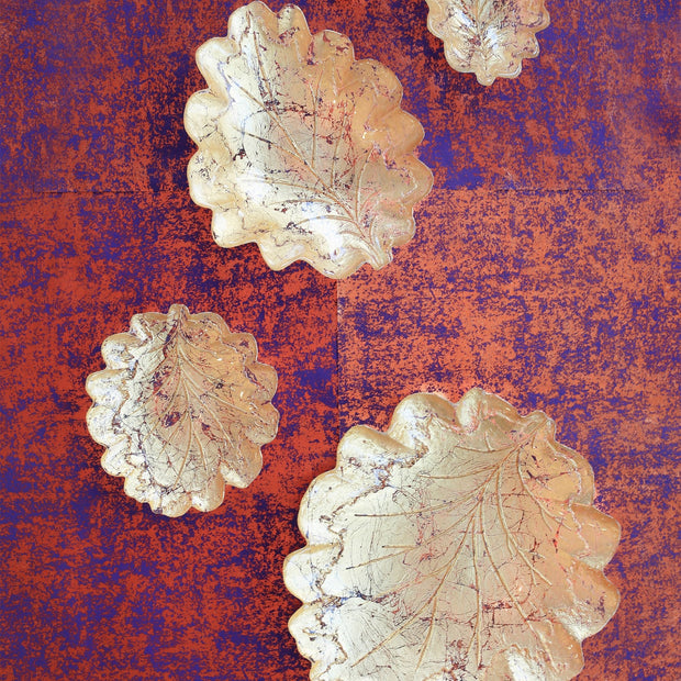 Moon Glass Leaf Medium Bowl