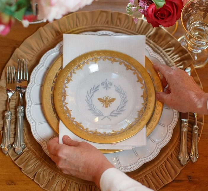 Vetro Gold Salad Plate