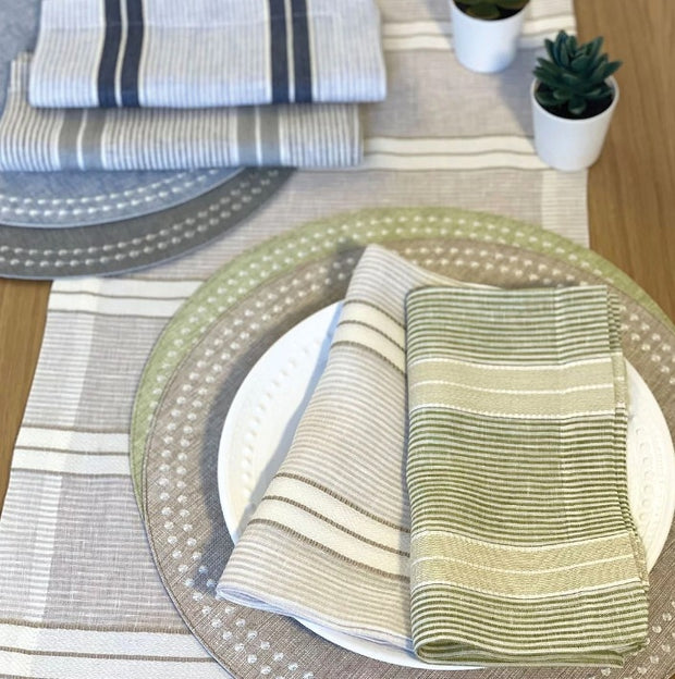 Brighton Beige Napkin Set/4