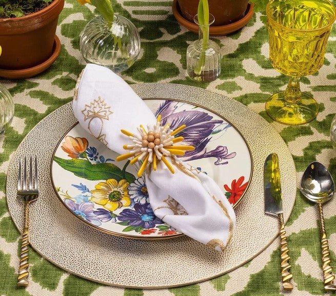 Pebble Placemat in Gold Set/4