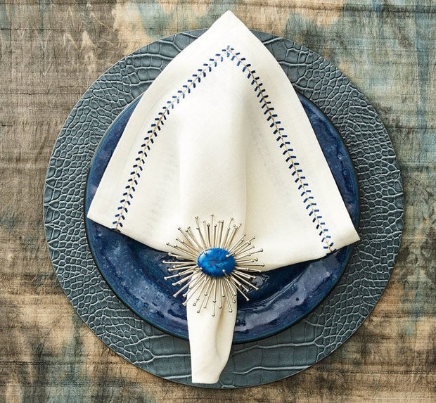 Croco Placemat in Cadet Set/4