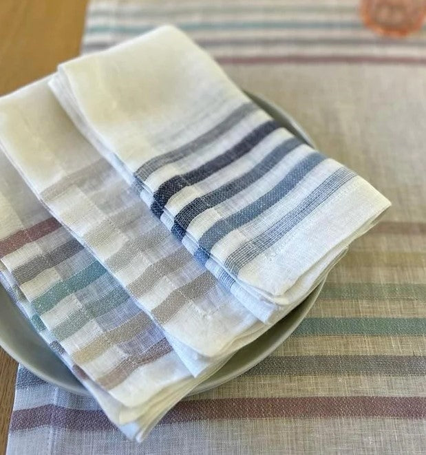 Logan Beige Napkin Set/4