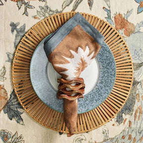 Spoke Placemat in Brown Set/4