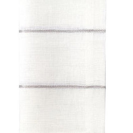 Metallic Thread Silver Napkin Set/4