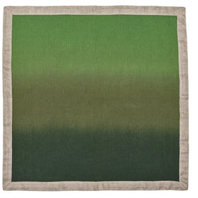 Dip Dye Napkin in Olive and Green Set/4
