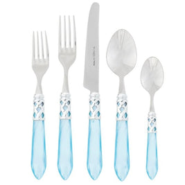 Aladdin Light Blue Brilliant Five Piece Place Setting