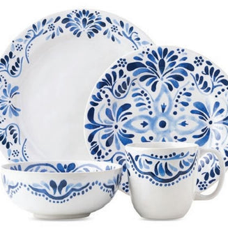 Iberian Indigo Four Piece Place Setting