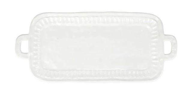 Pietra Serena Handled Rectangular Platter