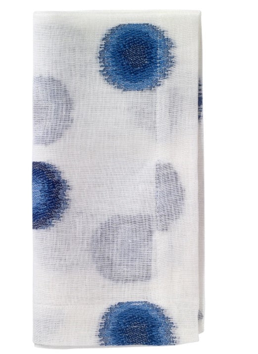 Confetti Blue and Navy Napkin Set/4