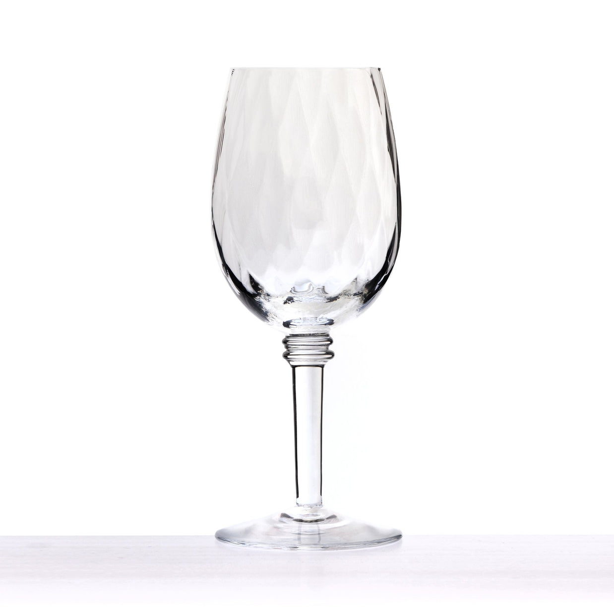 Abigail White Wine Glass