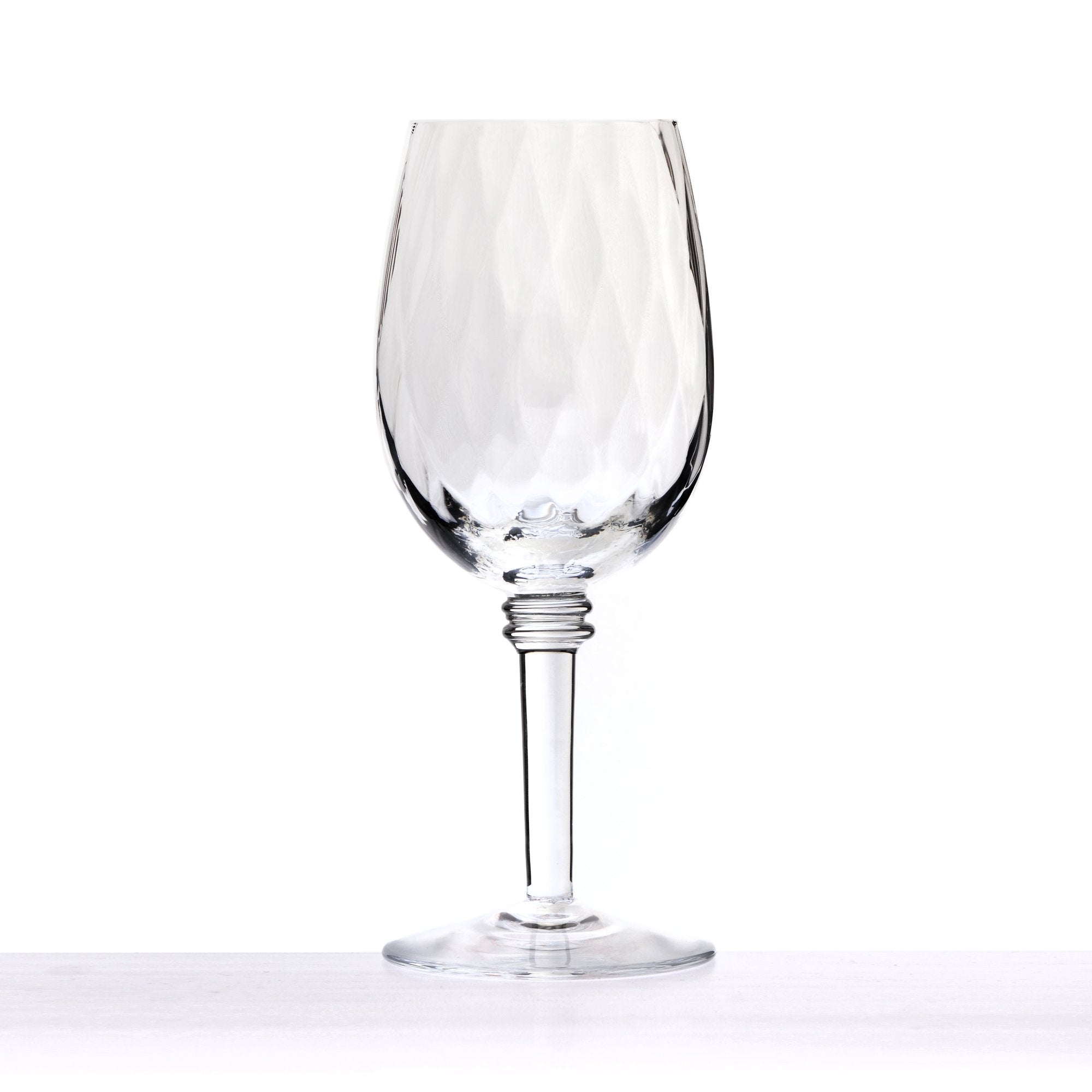 Abigail White Wine Glass