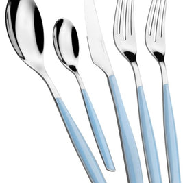 Glamour Five Piece Place Setting in Sky Blue