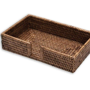 Rattan Guest Towel Holder