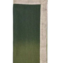 Dip Dye Napkin in Olive and Green Set/4